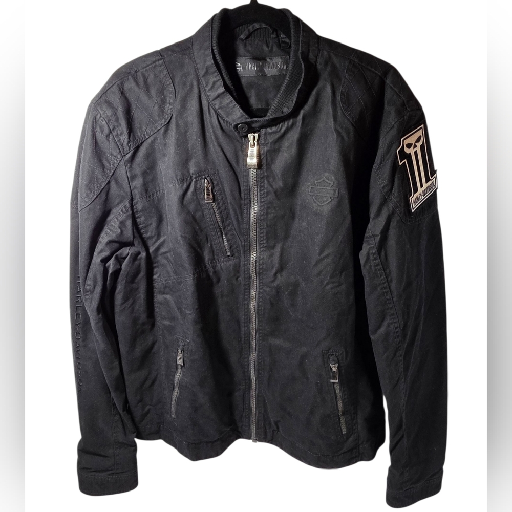Black Label Men's Harley-Davidson Casual Biker Jacket